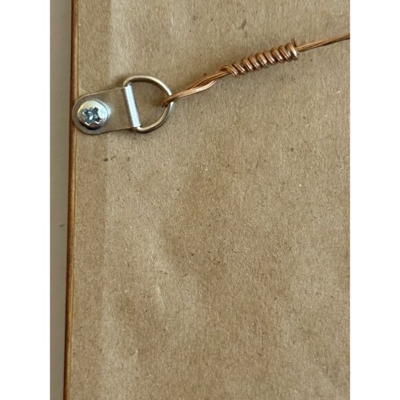 Dorothy Fagan Oil Pastel Painting on Handmade Paper Framed Maple V Signed - Picture 8 of 8